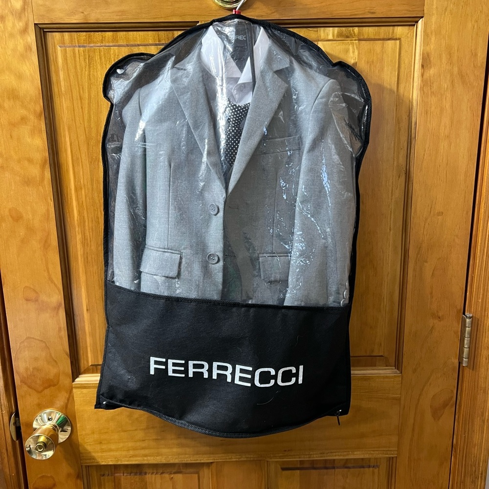 Ferrcci boys light grey 5 piece suit